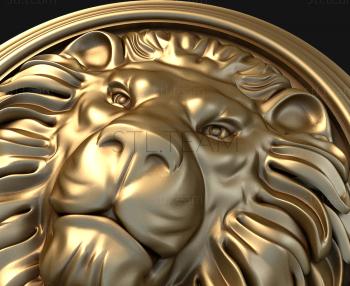 3D модель Голова льва (STL)